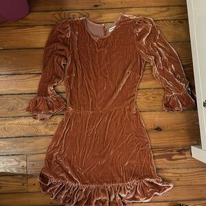 Reformation size 2 velvet dress